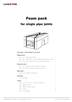 Foam Pack Folder - Single (en)